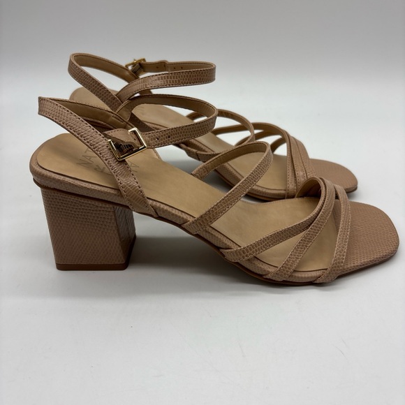 Naturalizer Niko Block Heeled Sandal (Women's) - Crème brulee - Sz 8.5M - Picture 3 of 5